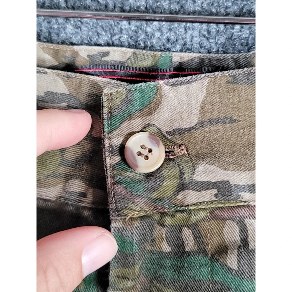 VTG Browning Mossy Oak Pants Greenleaf Camo Size 36 (Fits 34) USA Made Hunting